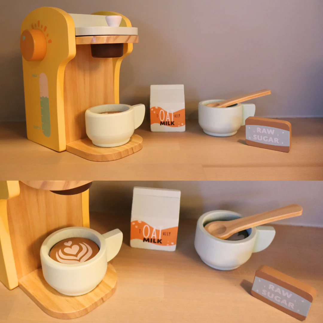 Barista In Training Wooden Coffee Set - Image 2